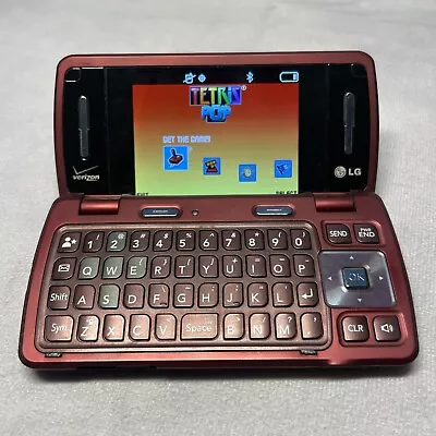 LG-VX9200M EnV3 Cellphone 3G Qwerty Keyboard Camera Maroon • $19.99