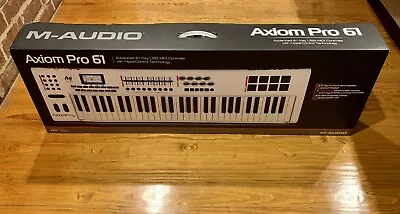 New M-Audio Axiom Pro 61-Key MIDI Controller TruTouch 64 MIDI - Assign Controls • $275