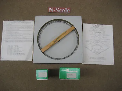 Bowser N Scale  Turntable &  Motorizing Kit #1-007000 And Bridge Kit # 1-007911 • $179.97