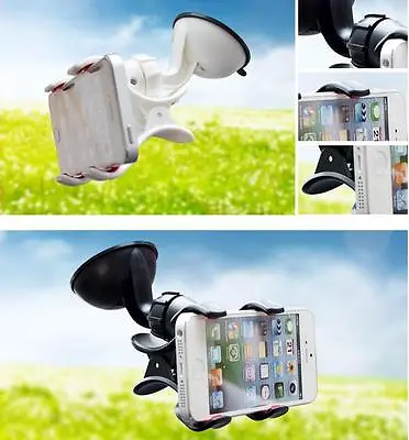 360º Rotating Bed Desktop Car Stand Mount Holder For IPhone Cell Phone GPS /G01 • $4.27