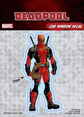 Deadpool Standard Decal Marvel Comics Car Window Decal • $8.95