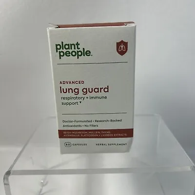 Plant People Advanced Lung Guard Respiratory & Immune Support 60 Capsules Sealed • £33.78