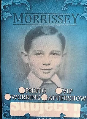 Morrissey Backstage Pass Laminate   All Access • $18