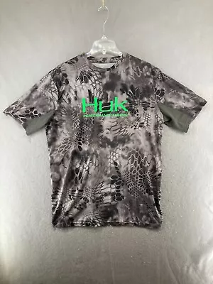 Huk Fishing Shirt Mens M Gray Camo • $16.99