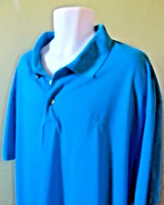 Viper Lt Blue Short Sleeve Embroidered Men's Polo Shirt 3XL  PRE OWNED ( MS-10 ) • $13.19