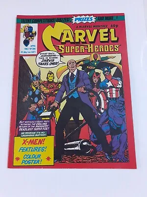 Marvel Super-Heroes UK #396. Colour Poster Intact 1983. Bronze Age Magazine VG • £25