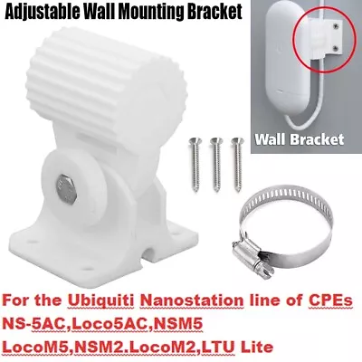 For Ubiquiti Nanostation Adjustable Wall Mount Bracket Loco5AC NS-5AC LocoM5 M5 • $17.99