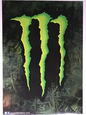 Monster Energy Logo Poster 22 X 15 1/2 - NEW • $17