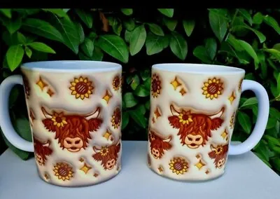 Highland Cow Mug   Highland Cow Mug Highland Cow Gift Highland Cow • £10