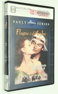 FLAME OF ARABY DVD-R Maureen O'Hara Jeff Chandler Ex-Library Rental 1951 FS NR • $3.33