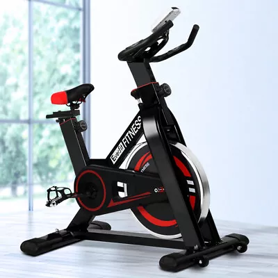 Everfit Spin Bike Exercise Bike Flywheel Fitness Commercial Home Workout Gym • $225.82