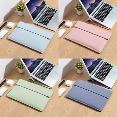 Slim MacBook Air 13 Inch Case Pro 13 Inch M2 Sleeve Bag PU Leather Laptop Stand  • $20.95