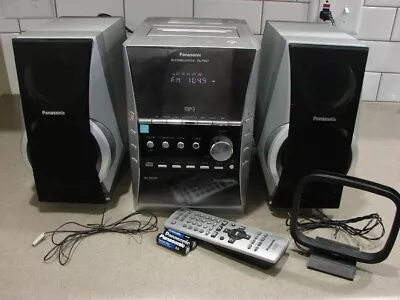 Nice! Panasonic SC-SA-PM31 Digital AM/FM 5-CD Cassette Shelf System - Tested • $120