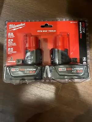 MILWAUKEE M12 Battery Pack 48-11-2412 XC3.0 + Sealed * NEW • $105