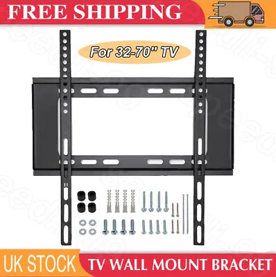 TV Wall Bracket Mount Slim LCD LED Plasma For 30 32 40 42 50 55 65 Upto 70 Inch • £5.97