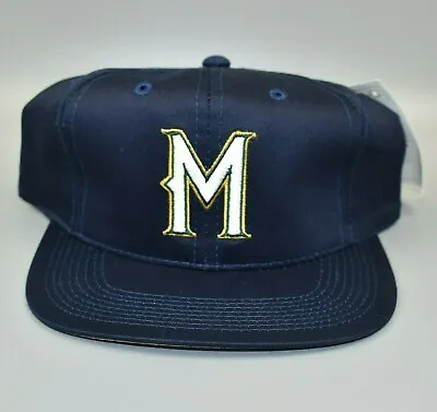 Milwaukee Brewers Vintage 90's Outdoor Cap Snapback Cap Hat - *Runs Small • $19.95