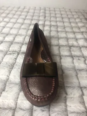 Venettini Brown Copper Shimmer Leather Shoe Size EU 40 Single Right ONLY Amputee • $10