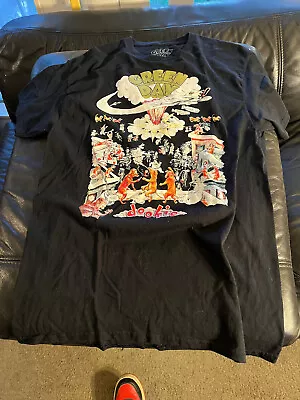 Green Day Dookie LP Cover Art T Shirt Super Nice Med Black Billie Joe Armstrong • $10