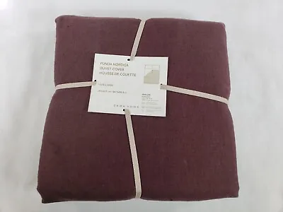 $74.99 • Buy Zara Home Brown Linen Standard Duvet Cover 94.5 In X 86.5 In