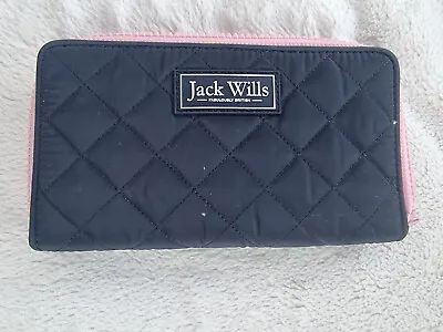 WOMEN S PURSE BLUE SMALL Zip Around Purse JACK WILLS USED CONDITION • £19.99