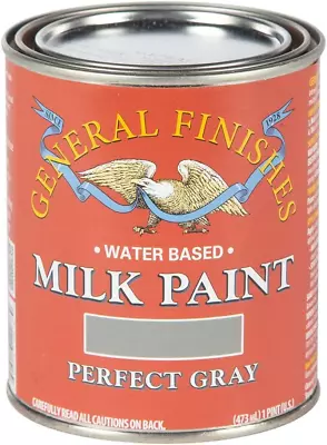 Water Based Milk Paint 1 Pint Perfect Gray • $45.99