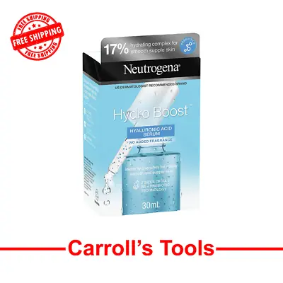 Neutrogena Hydro Boost Hyaluronic Acid Serum 30ml - Visibly Smooth & Supple Skin • $23.98