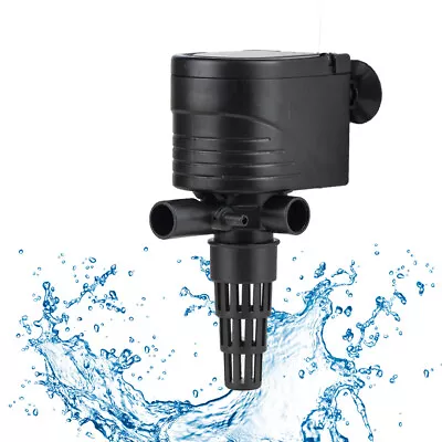 Aquarium Power Head 3 In 1 Submersible Water Pump For Fish Tank Tropical Marine • £16.99