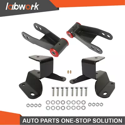 Labwork 4  Drop Kit Leveling Lowering Shackles Hangers For 1973-1996 Ford F100 • $62.81