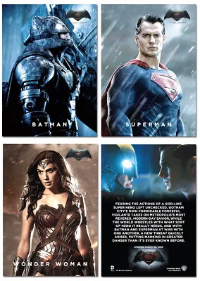 $4.99 • Buy 2015 NYCC Exclusive BATMAN V SUPERMAN Movie - 3 Card Promo Set