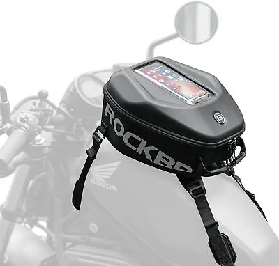 ROCKBROS Motorcycle Tank Bag 7in Touchscreen Phone Pouch Hard Shell Waterproof • $47.99