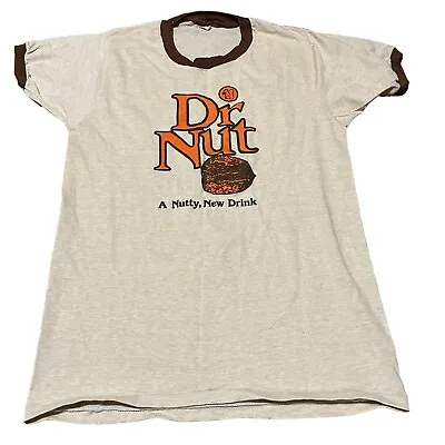Vintage Dr Nut Soda Pop Mens XL Shirt New Orleans Louisiana Ringer Advertising • $150