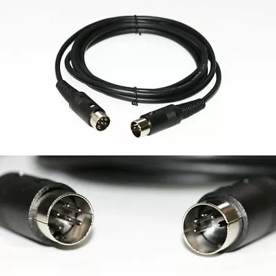 Composite C64 To Philips 2007 RGB Monitor Lead Cable 5-pin DIN To 6-pin Din • $35.77