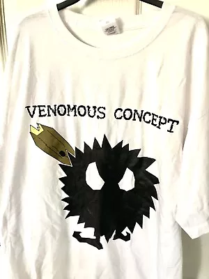 Venomous Concept T-Shirt XXL 2XL White Ook Melvins Brutal Truth Napalm Death • £14.99