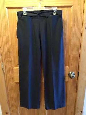 Amish Mennonite Hand Made Men's Black 5-Button Pants W32 EUC Plain Clothing NICE • $14.99