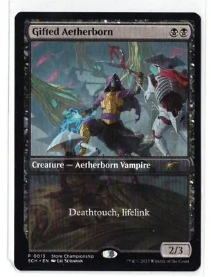 Magic The Gathering: MTG GIFTED AETHERBORN STORE CHAMPIONSHIP NON FOIL PROMO • $1.95