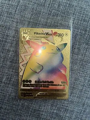 $0.99 • Buy Pokemon Pikachu Vmax Gold Foil Card HP310 044/185.  A