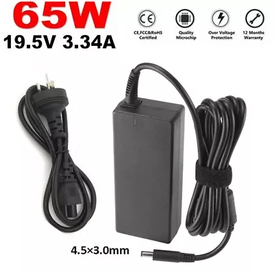 65W 19.5V 3.34A Laptop Charger AC Adapter For Laptop HP 710412-001 4.5*3.0mm • $19.69