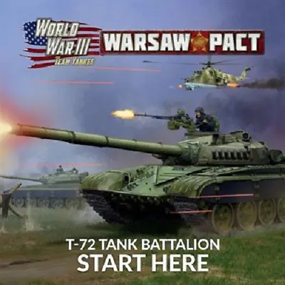 T-72 Tank Battalion Warsaw Pact Starter Force World War III Team Yankee • $99