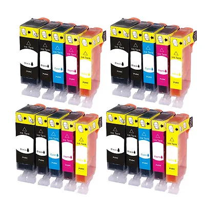 £17.24 • Buy 4 SET Premium CHIPPED Ink Cartridge Replace For Canon Pixma Printer