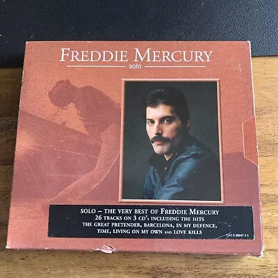 Freddie Mercury - Solo (Mr Bad Guy/Barcelona/Bonus) 3 X CD BOX SET (Queen) • £3.99