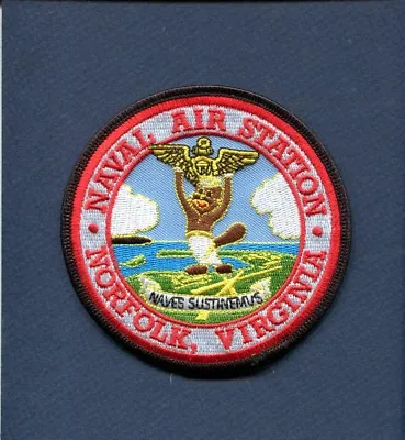 $7.99 • Buy NAS Naval Air Station NORFOLK VA US NAVY Base Squadron 4  Jacket Patch