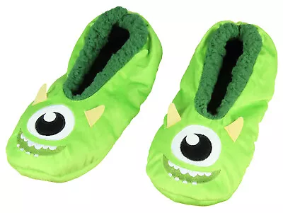 Disney Monsters Inc. Mike Wazowski Character Slipper Socks No-Slip Sole • $16.95