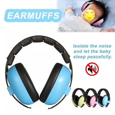 Kids Child Baby Ear Defenders Newborn Children Muffs Noise Reduction Protectors • £5.32