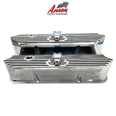 Ford FE 390 Tall American Eagle Valve Covers Polished - Diecast - Ansen USA • $295