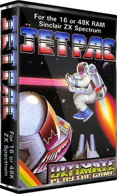 Sinclair ZX Spectrum 16/48K Game - JETPAC - Ultimate - Tested & Working -Classic • $81.70