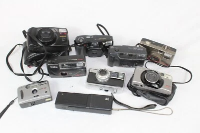 £0.99 • Buy F X9 Vintage Point And Shoot Cameras Inc. Halina, Fuji, Kodak Etc.