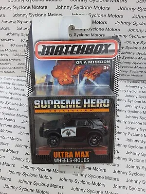 Matchbox On A Mission Ford Explorer Police Cruiser Ultra Max • $4.99