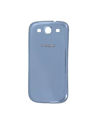 Genuine Samsung Galaxy S3 I9300 Pebble Blue Battery Cover - GH98-23340A • £4.95
