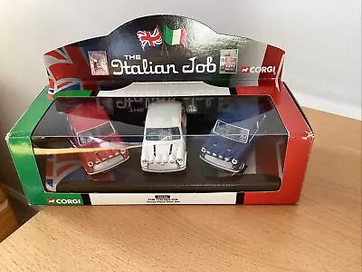 Corgi Classic 05506 The Italian Job Three Piece Mini Set Classic Set Boxed. • £19.99