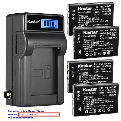 Kastar Battery LCD Wall Charger For Universal Remote Control URC MX 980 As NP-60 • $7.99